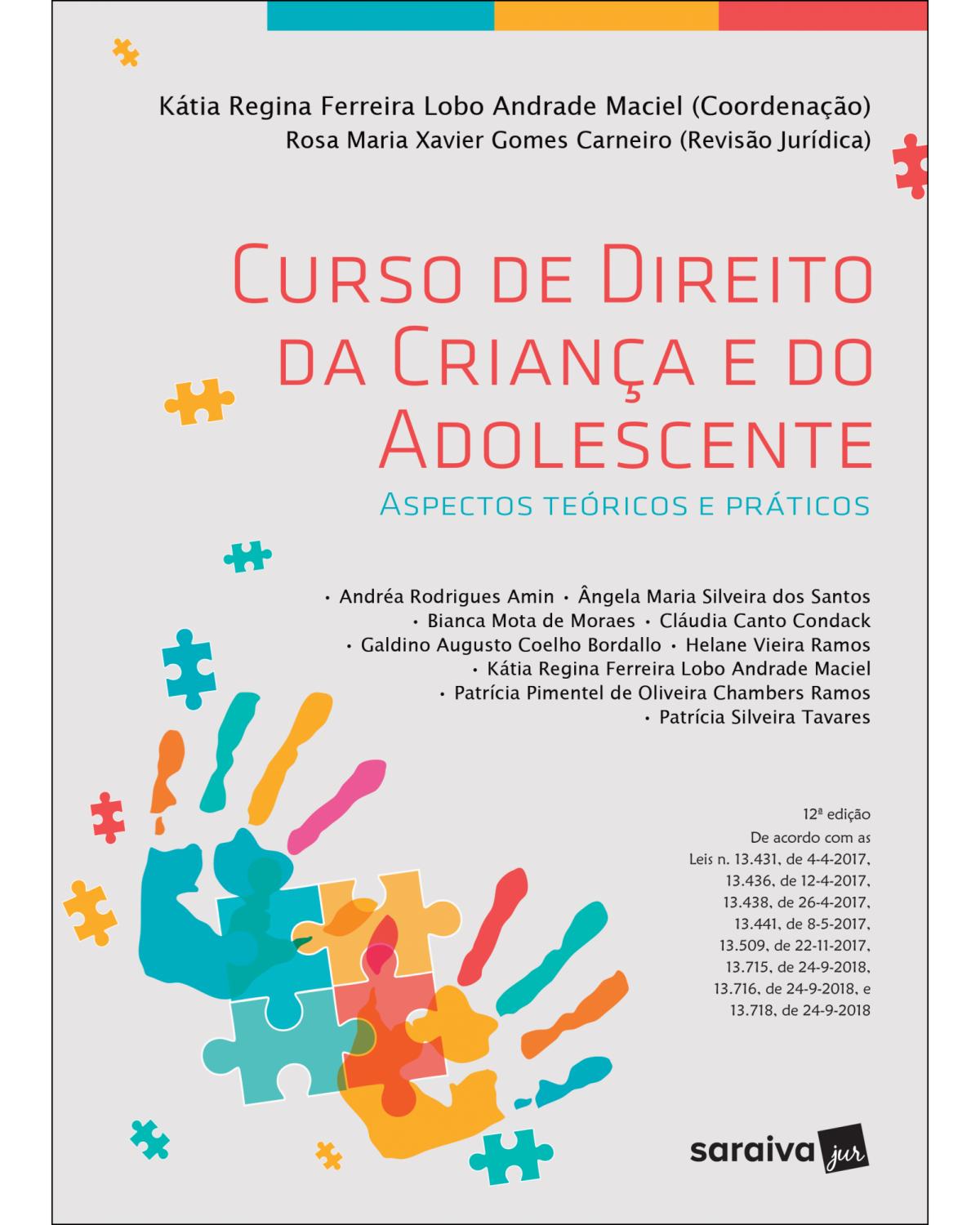 Curso de direito da criança e do adolescente - aspectos teóricos e práticos - 12ª Edição | 2018