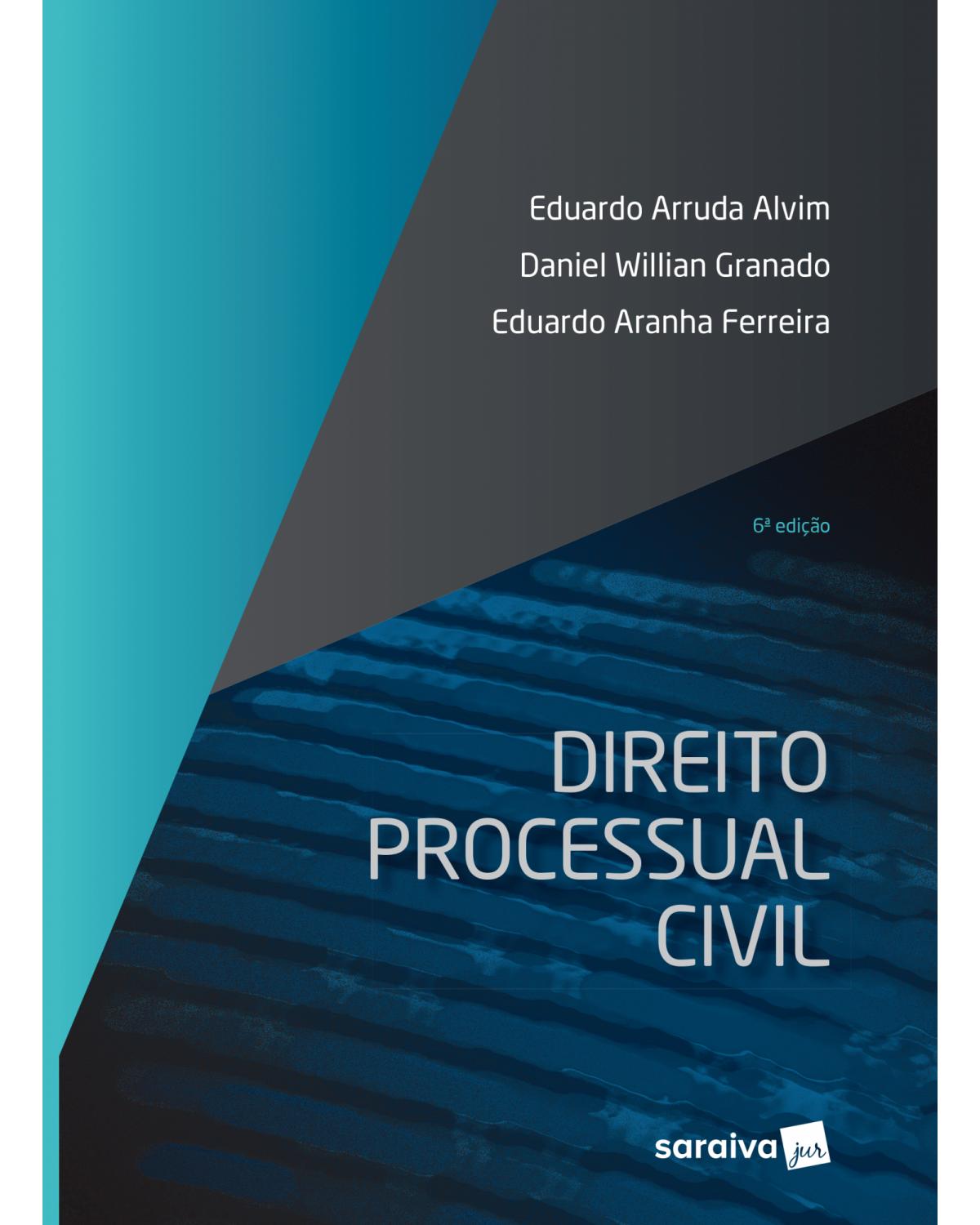 Direito processual civil - 6ª Edição | 2018