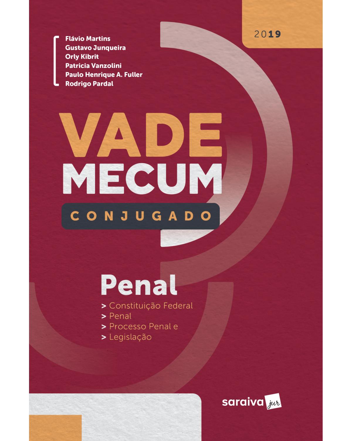 Vade mecum conjugado penal - 1ª Edição | 2019