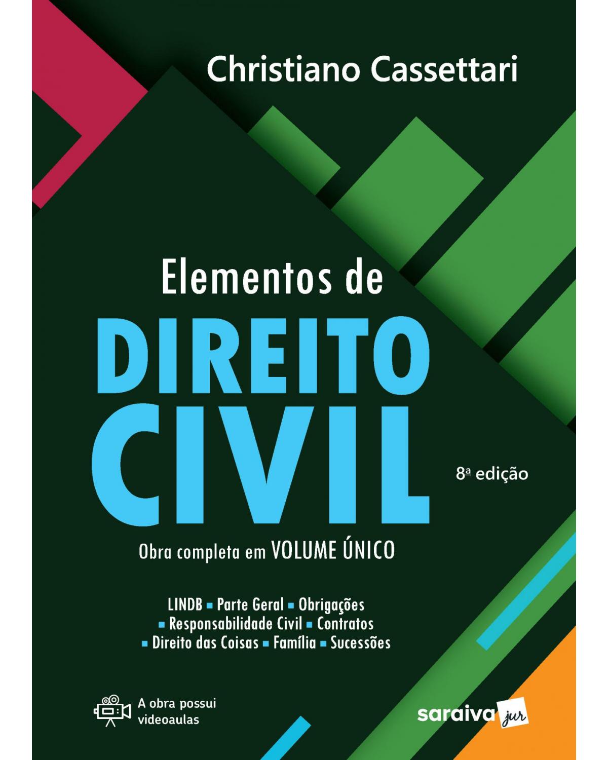 Elementos de direito civil - 8ª Edição | 2020