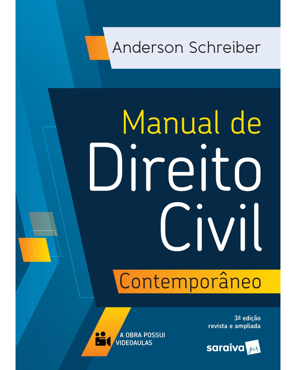 Manual de direito civil contemporâneo - 3ª Edição | 2020