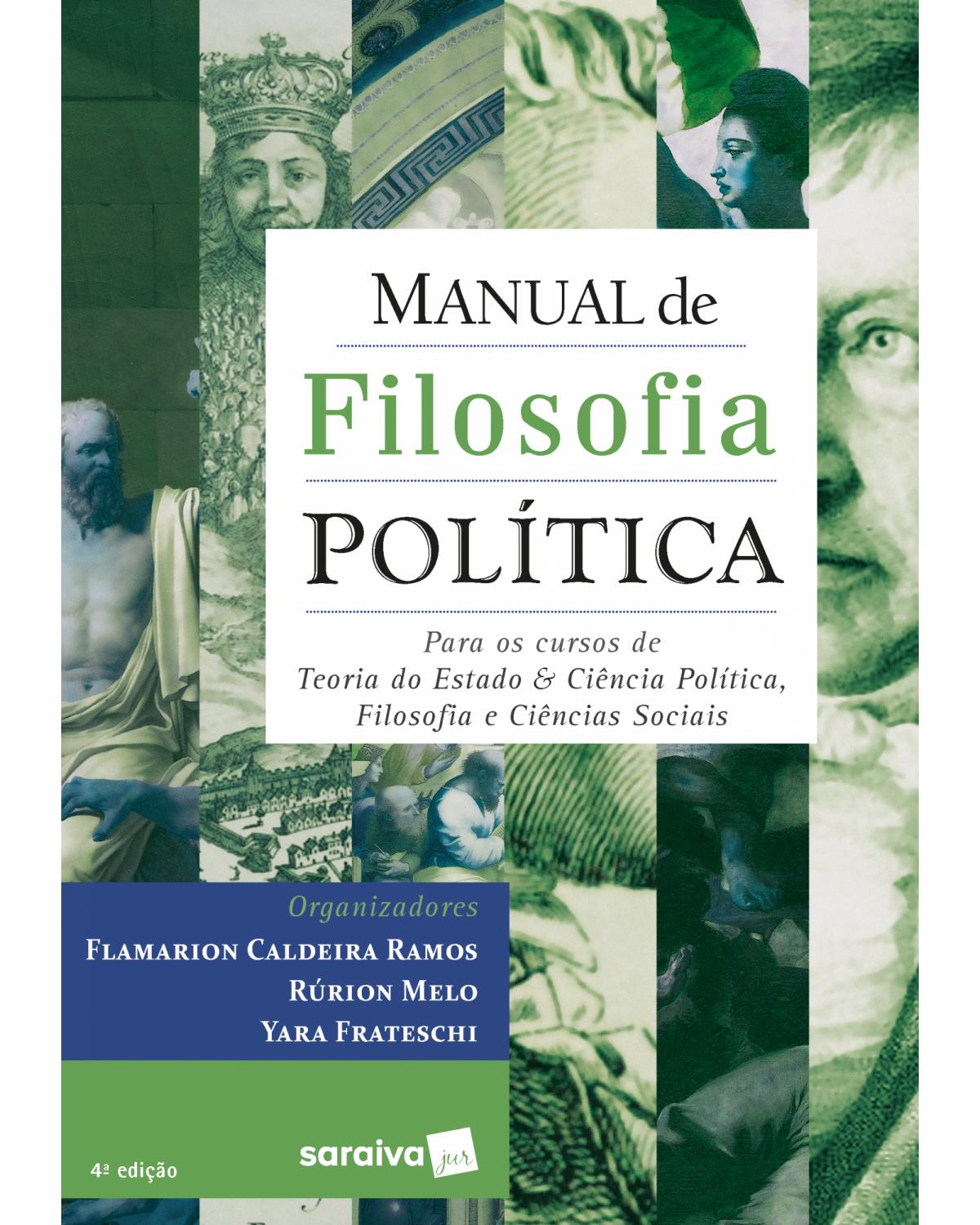 Manual de filosofia política - 4ª Edição | 2021