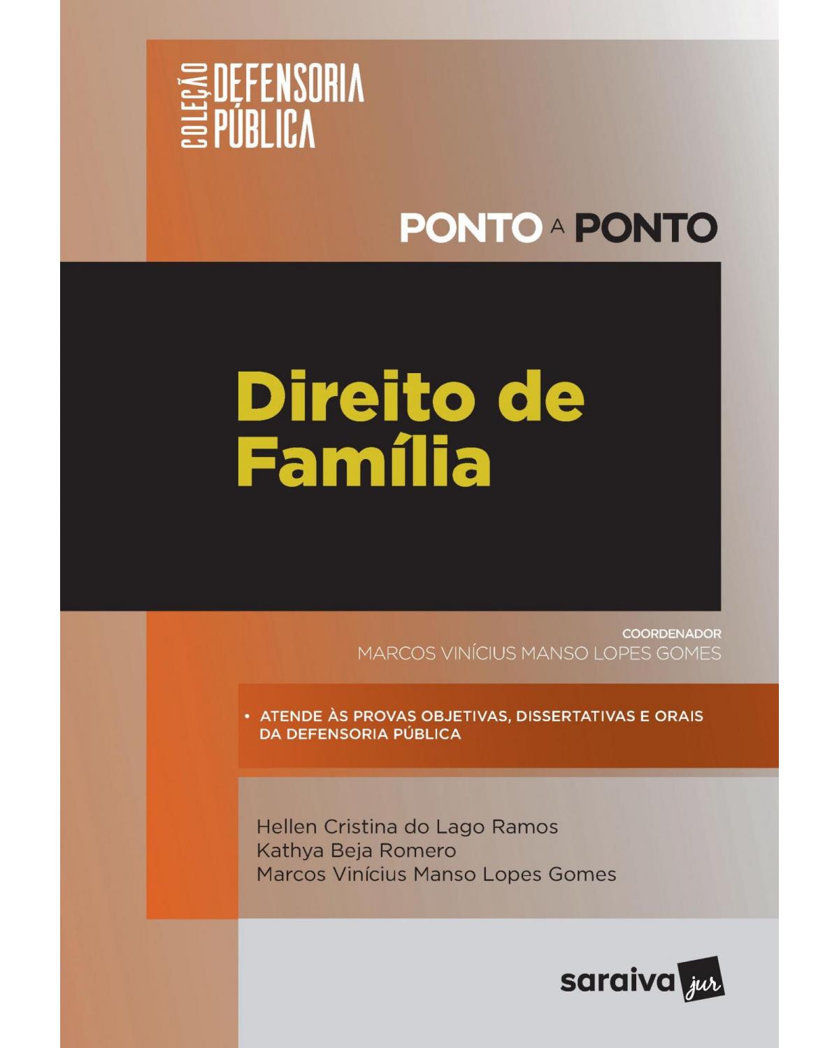 Direito de família - ponto a ponto - 1ª Edição | 2020
