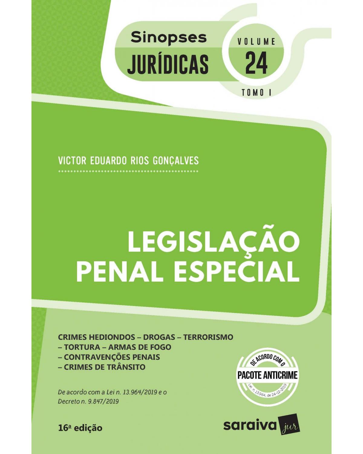 Legislação penal especial - tomo I - 16ª Edição | 2020