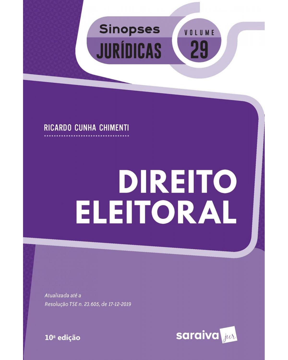 Direito eleitoral - 10ª Edição | 2020