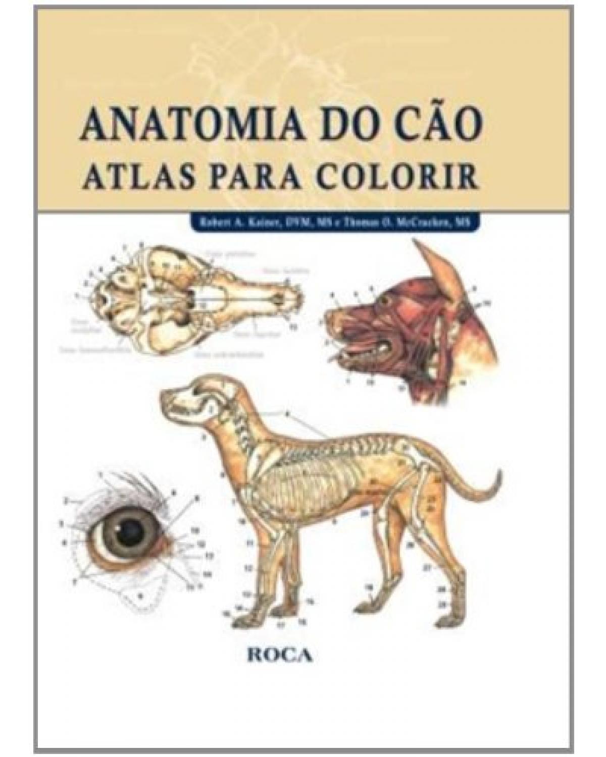 Anatomia do cão - Atlas para colorir - 1ª Edição | 2003