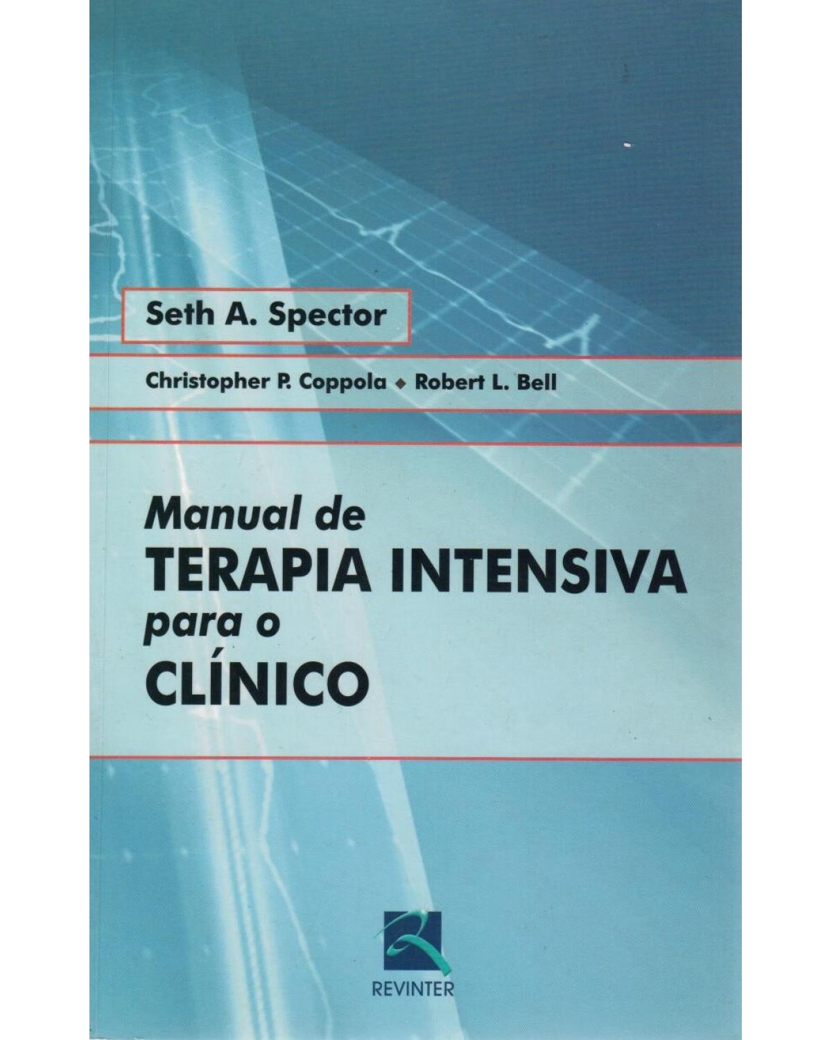 Manual de terapia intensiva para o clínico - 1ª Edição | 2004