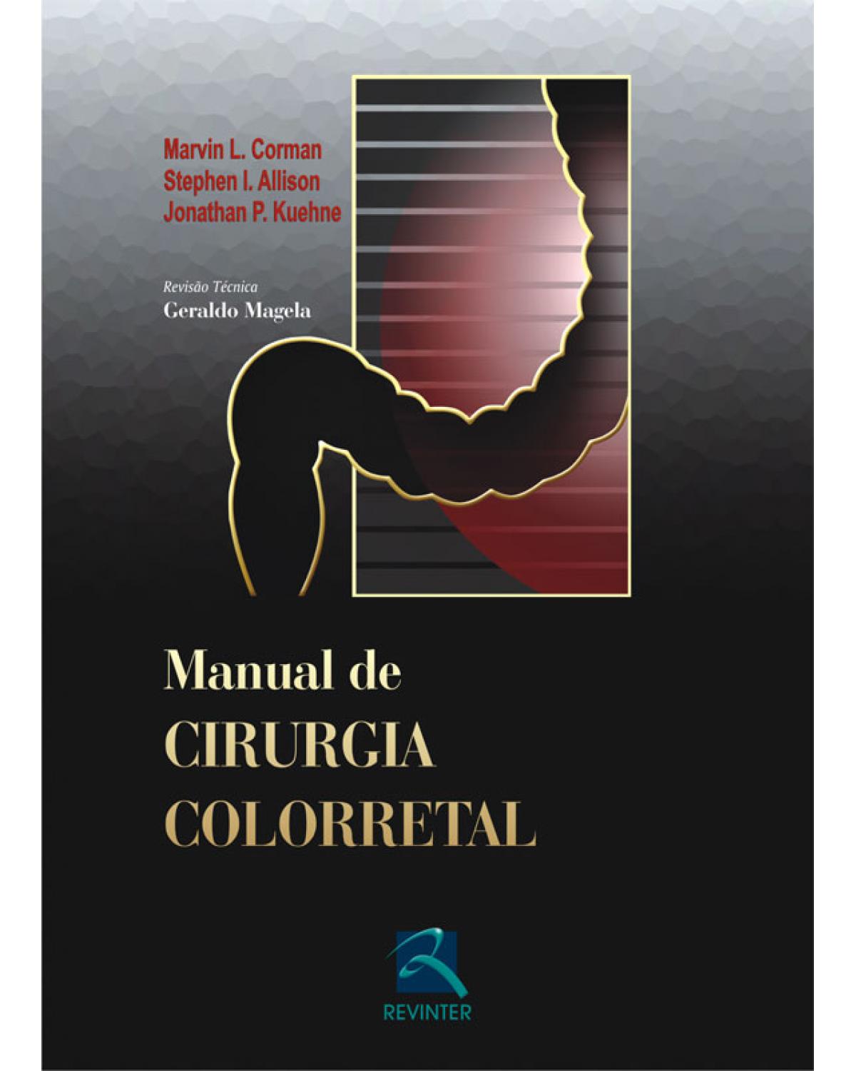 Manual de cirurgia colorretal - 1ª Edição | 2006