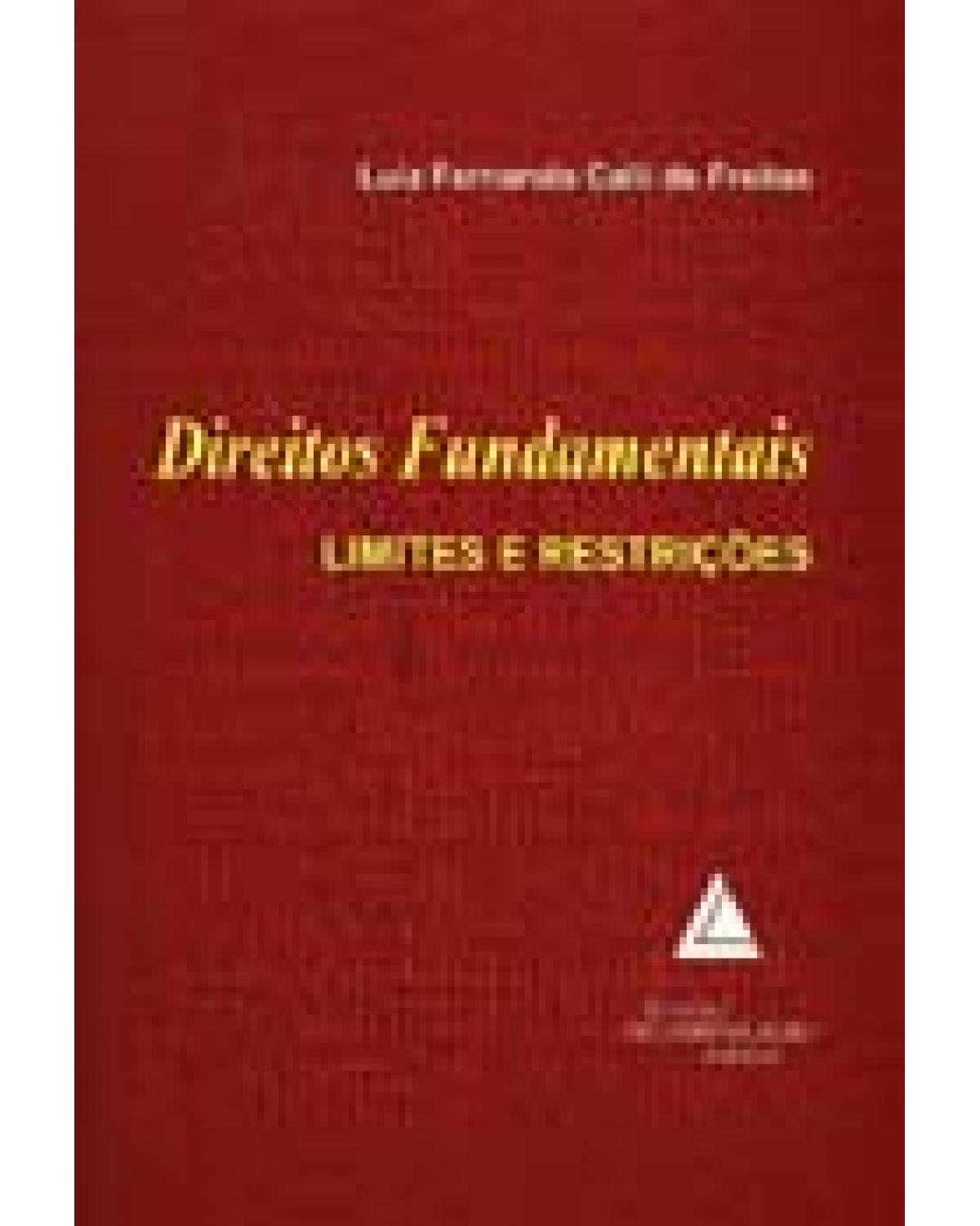 Direitos fundamentais: Limites e restrições - 1ª Edição | 2007