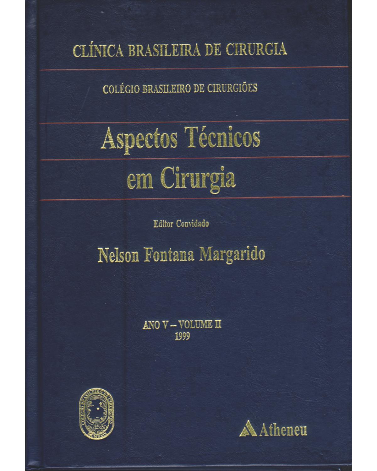 Aspectos técnicos em cirurgia - 1ª Edição | 2001
