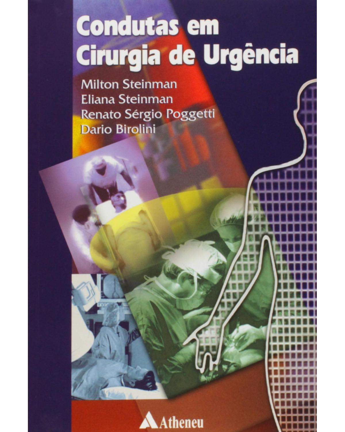 Condutas em cirurgia de urgências - 1ª Edição | 2003