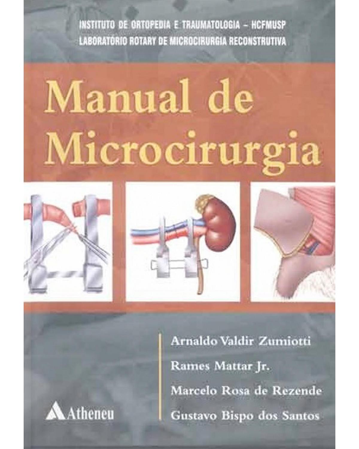 Manual de microcirurgia - 1ª Edição | 2007