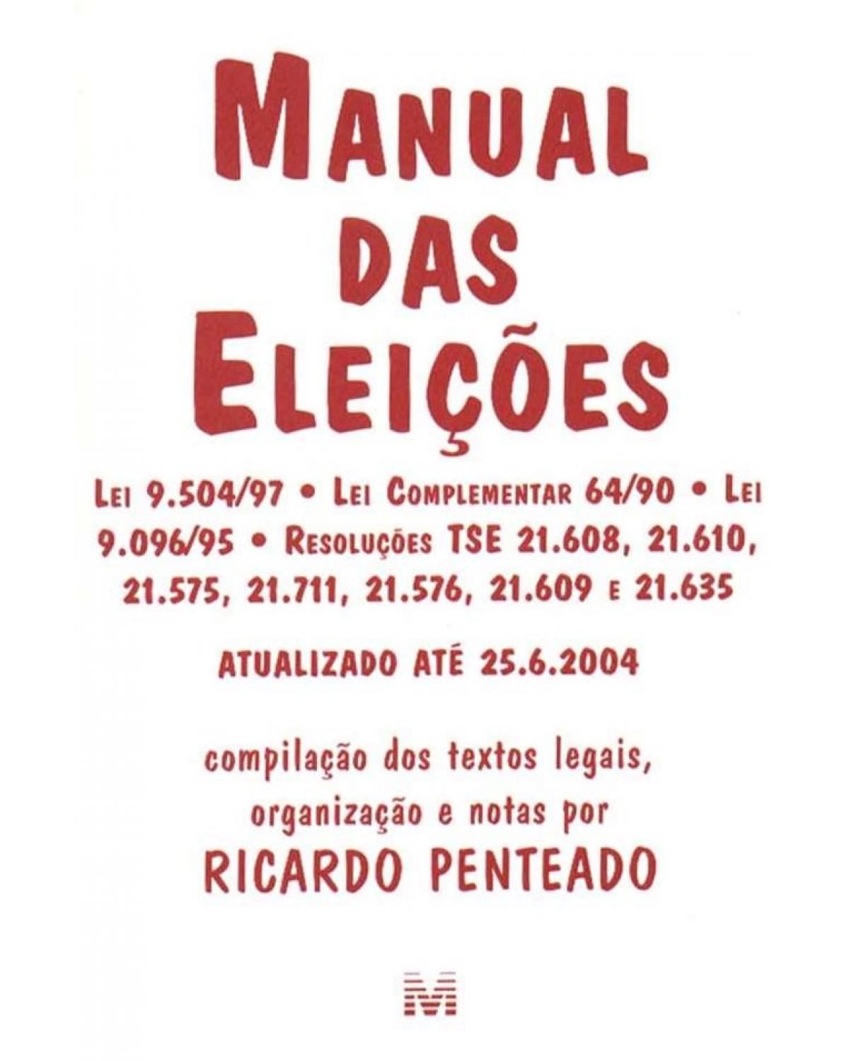 Manual das eleições - 1ª Edições