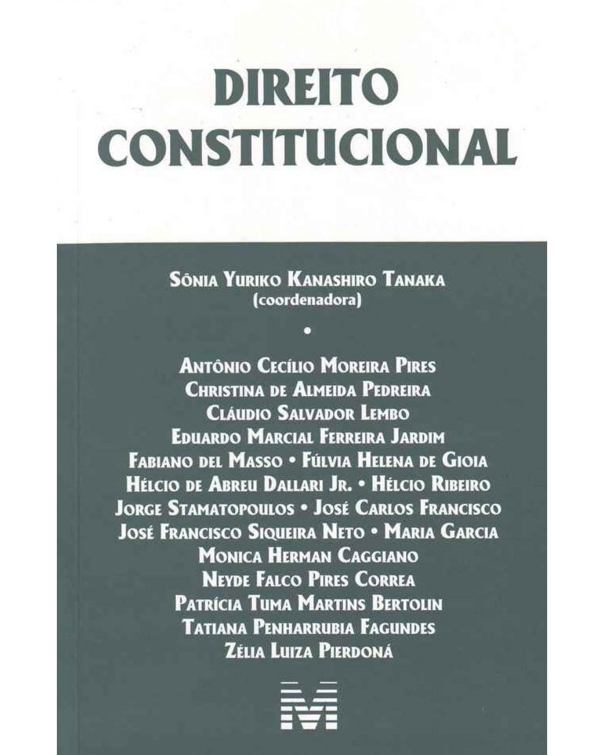 Direito constitucional - 1ª Edição