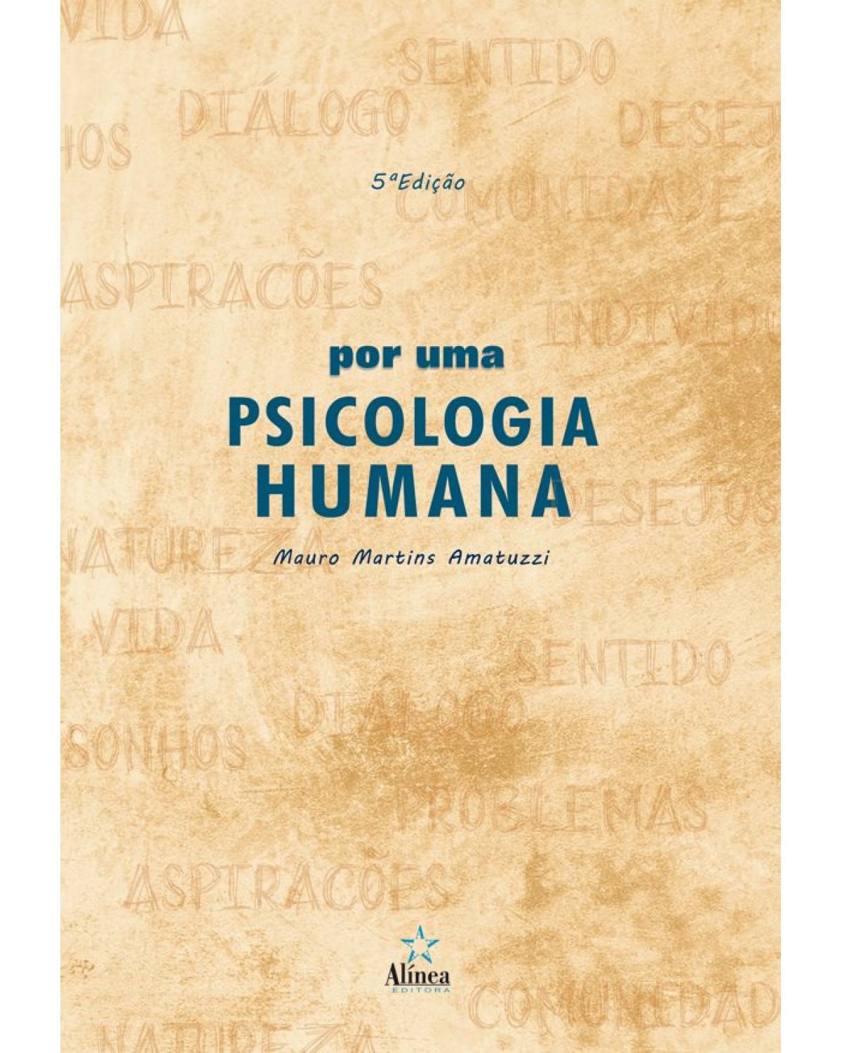 Por uma psicologia humana - 5ª Edição | 2019