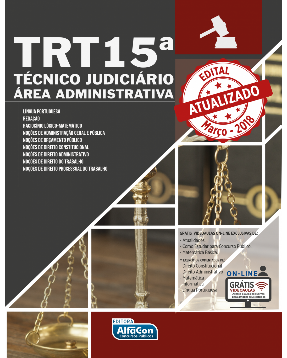 TRT 15ª - Técnico judiciário - Área administrativa - 1ª Edição | 2018