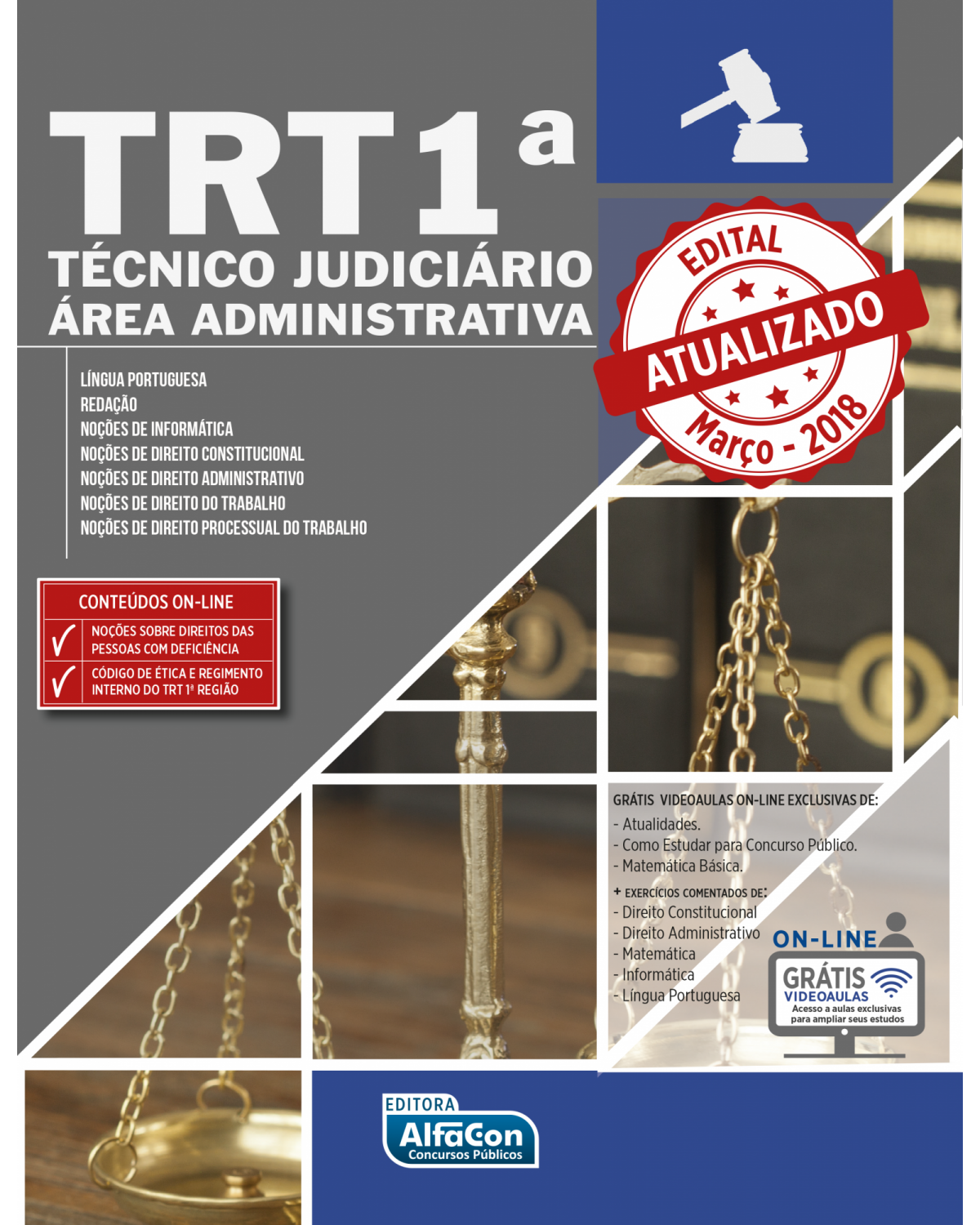 TRT 1ª - Técnico judiciário - Área administrativa - 1ª Edição | 2018