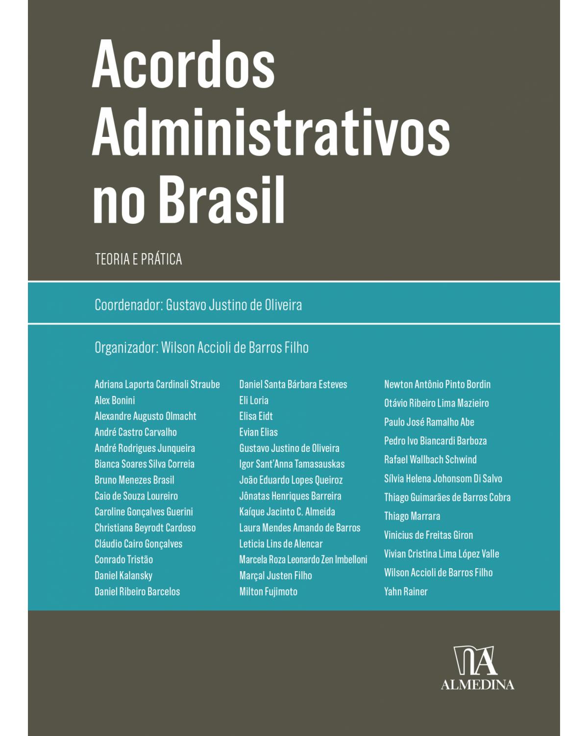 Acordos administrativos no Brasil - 1ª Edição | 2020