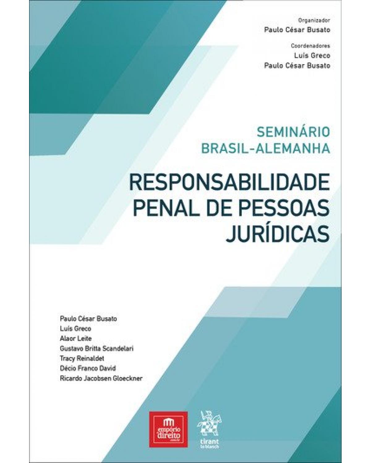 Responsabilidade penal de pessoas juridicas - 1ª Edição | 2018
