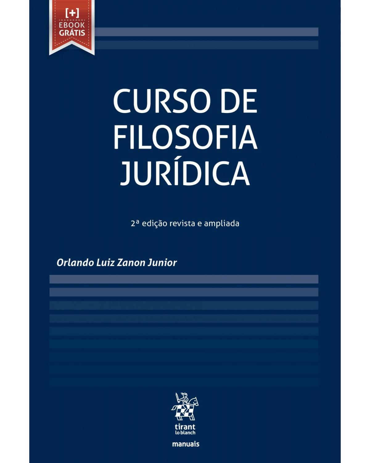 Curso de filosofia jurídica - 2ª Edição | 2019