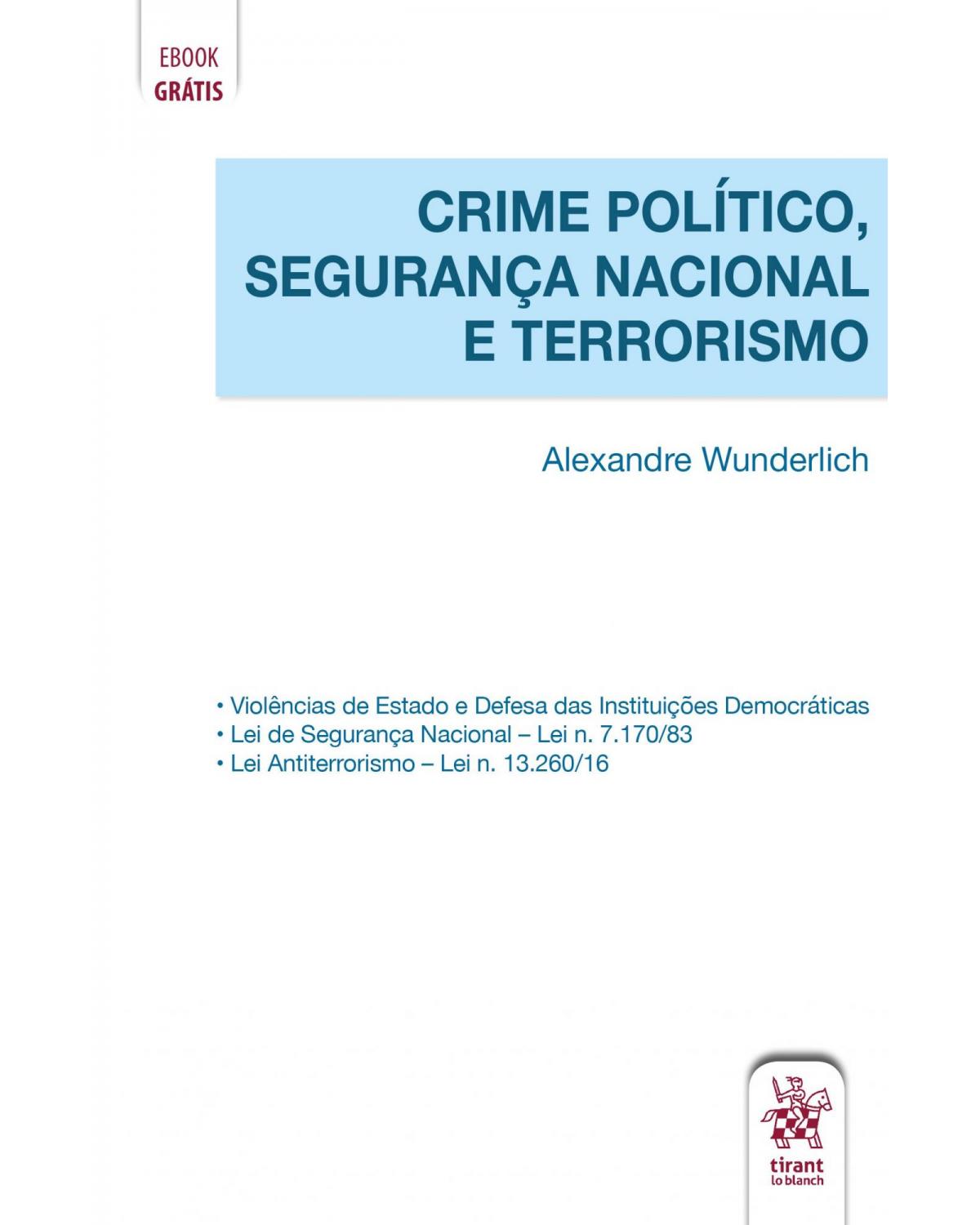 Crime político, segurança nacional e terrorismo - 1ª Edição | 2020