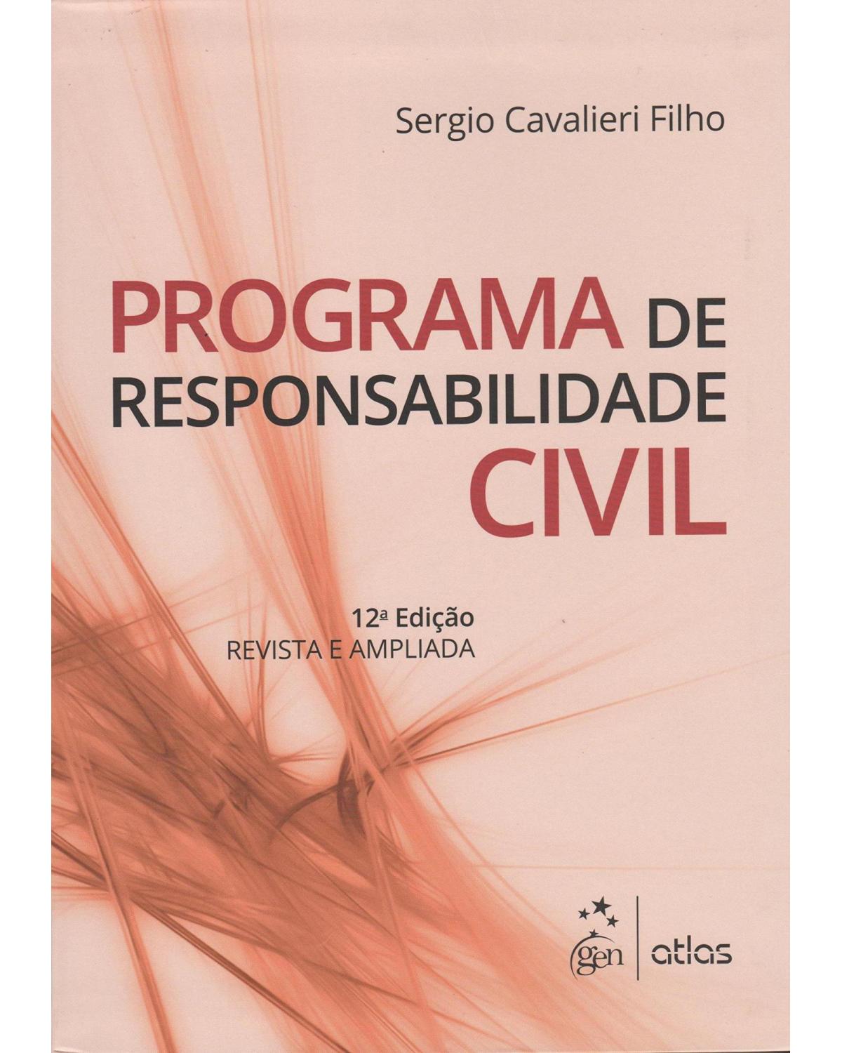 Programa de responsabilidade civil - 12ª Edição | 2015