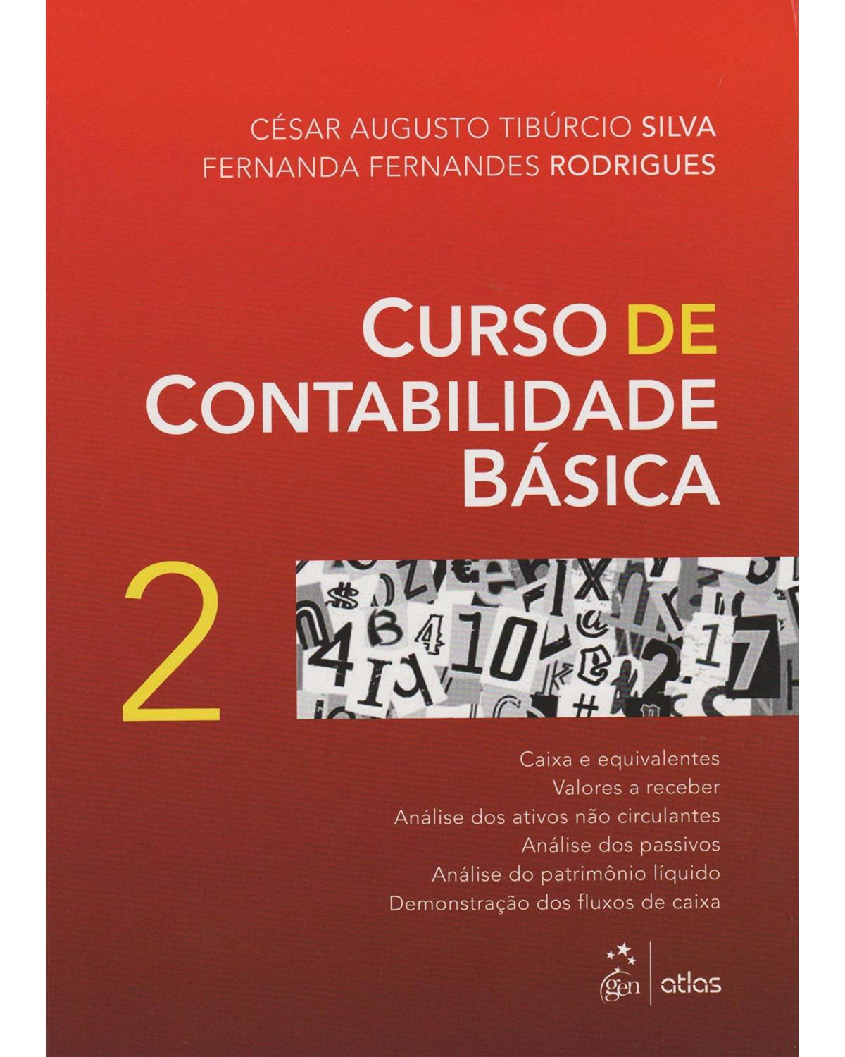 Curso de contabilidade básica - Volume 2:  - 1ª Edição | 2015