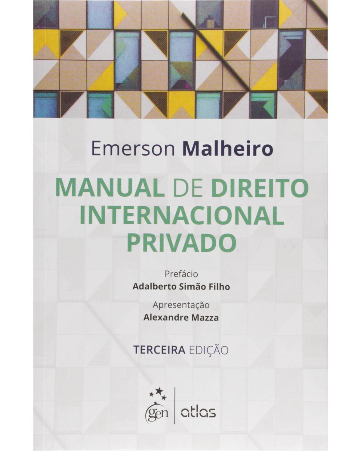 Manual de direito internacional privado - 3ª Edição | 2015