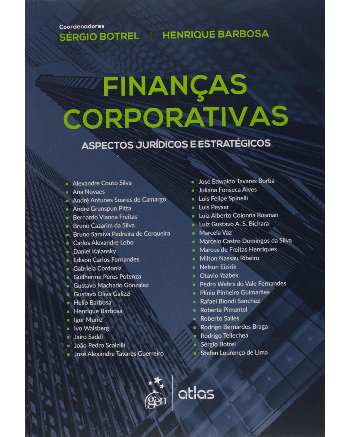 Finanças Corporativas - Aspectos jurídicos e estratégicos - 1ª Edição | 2016