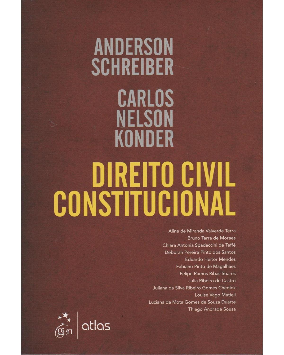 Direito civil constitucional - 1ª Edição | 2016