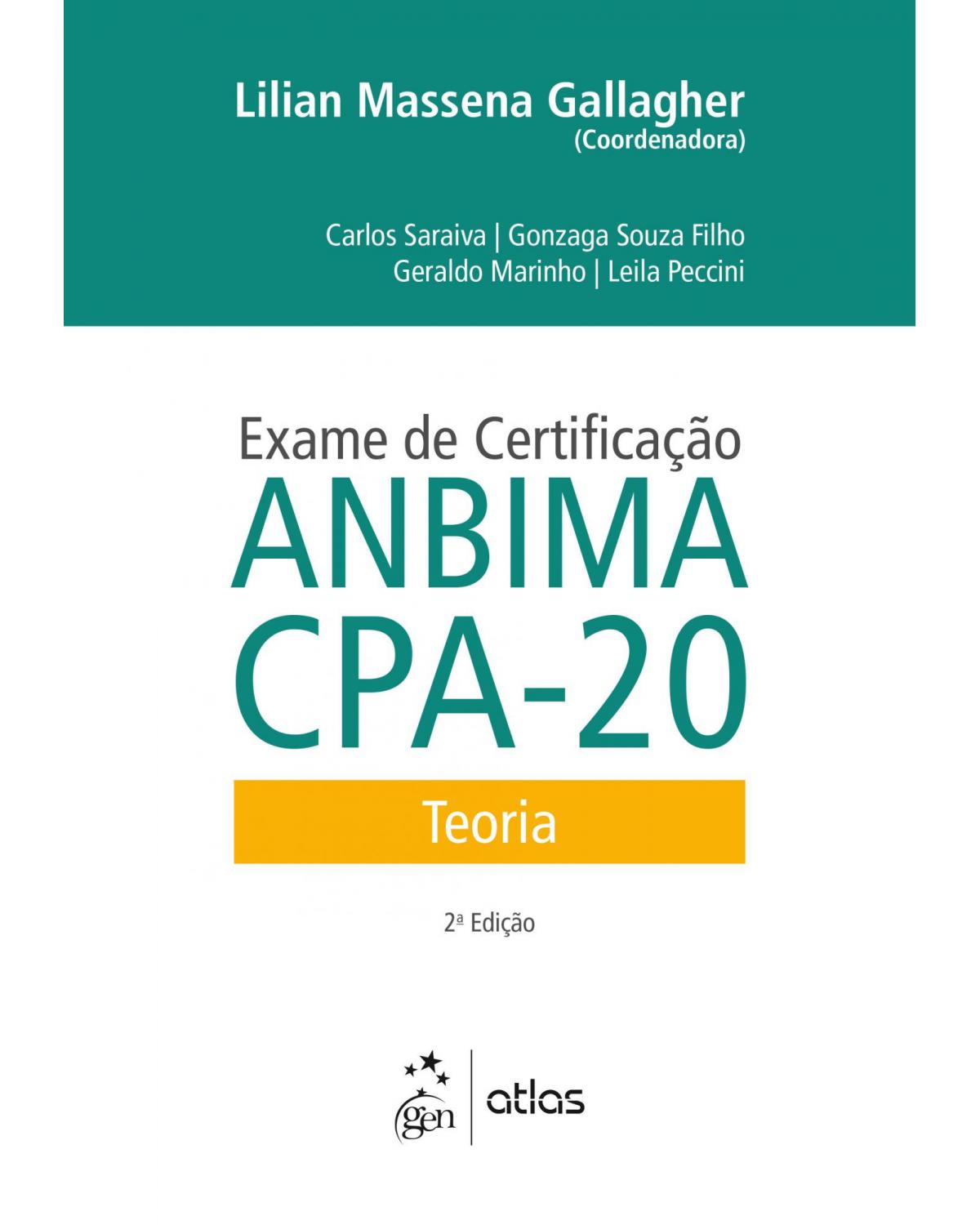 Exame de Certificação Anbima CPA-20 - Teoria - 2ª Edição | 2016