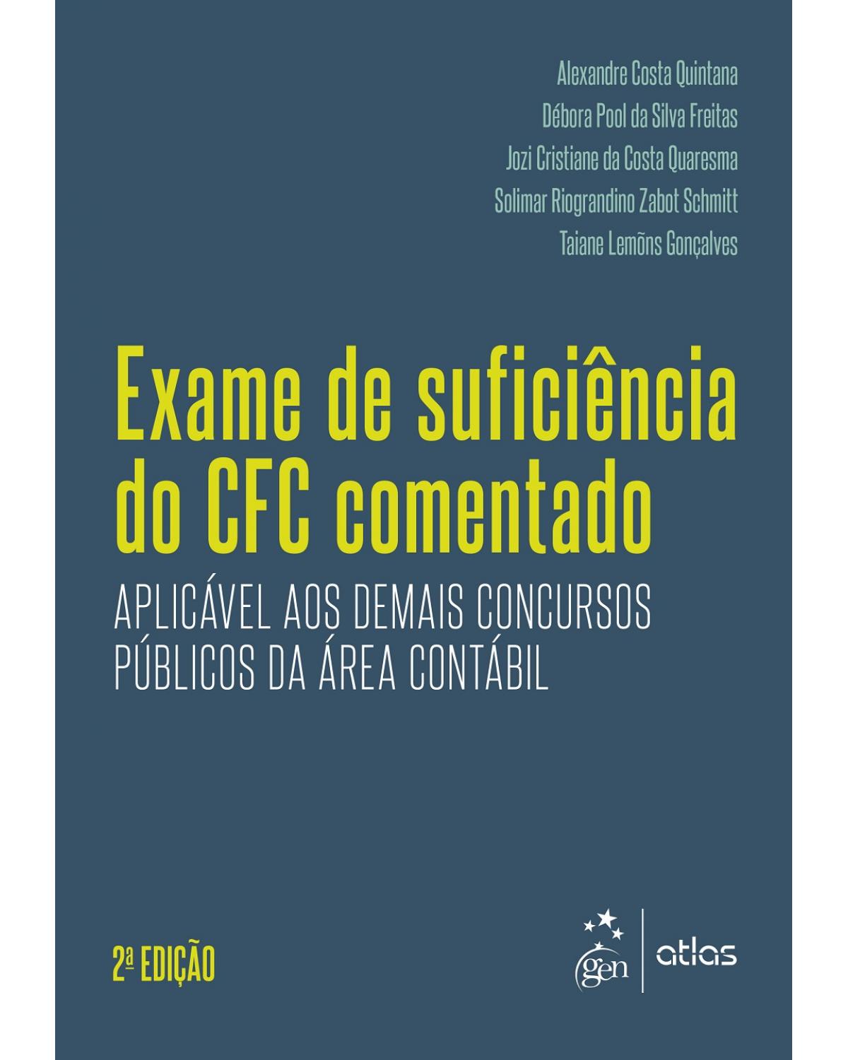 Exame de suficiência CFC comentado - 2ª Edição | 2017