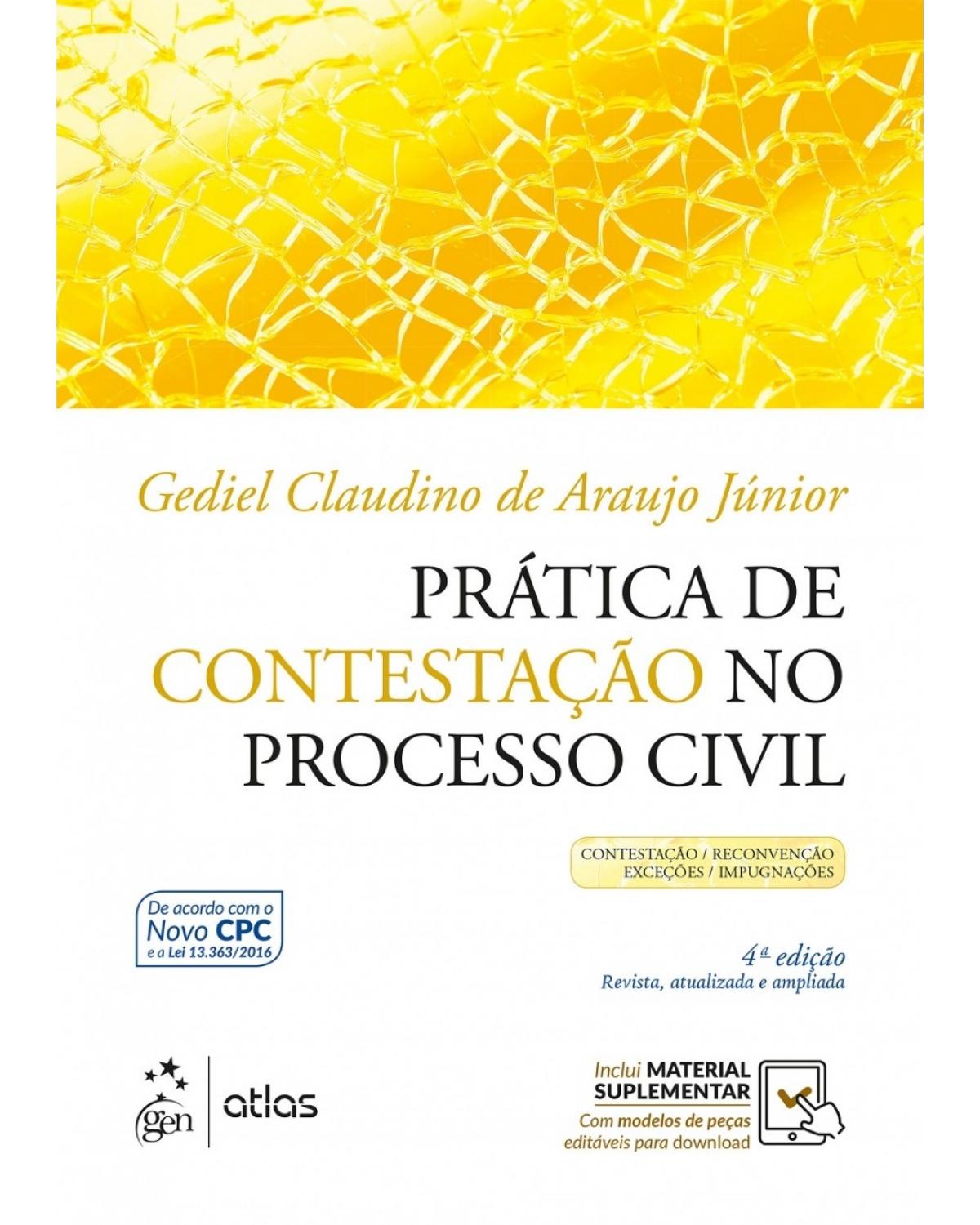 Prática de contestação no processo civil - 4ª Edição | 2017