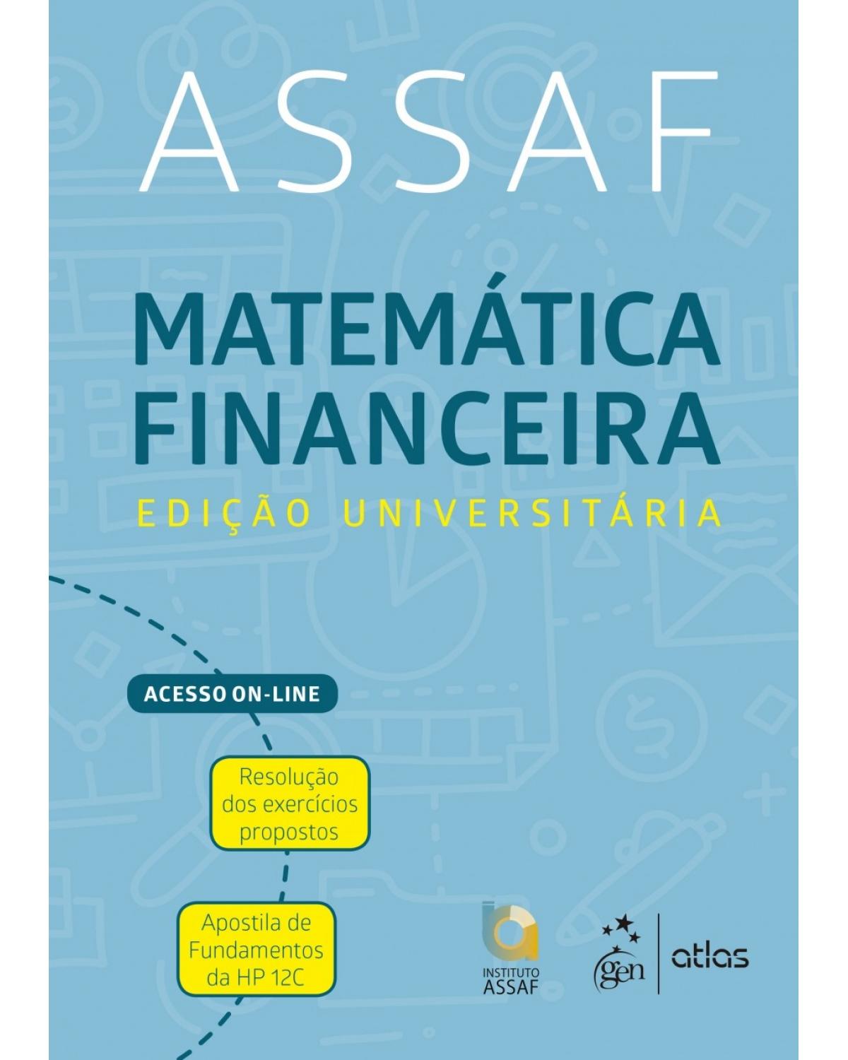 Matemática financeira - Edição universitária - 1ª Edição | 2017