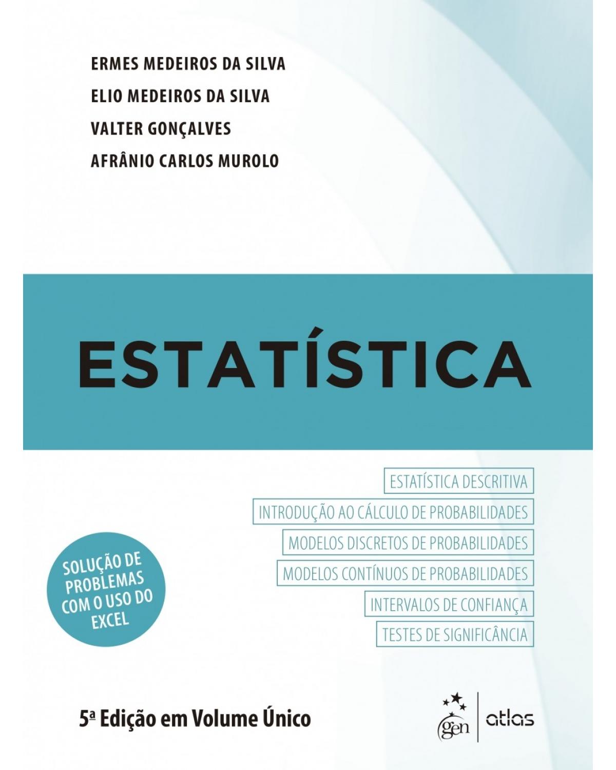 Estatística - 5ª Edição | 2018