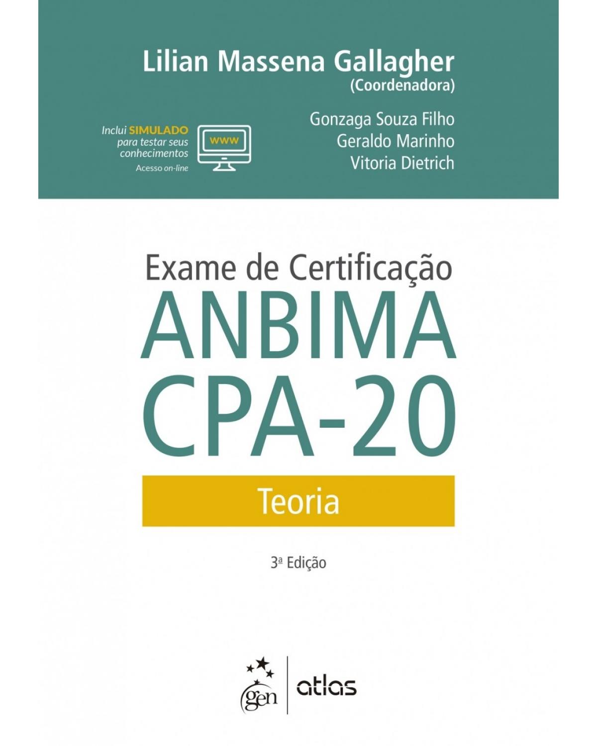Exame de Certificação Anbima CPA-20 - teoria - 3ª Edição | 2018