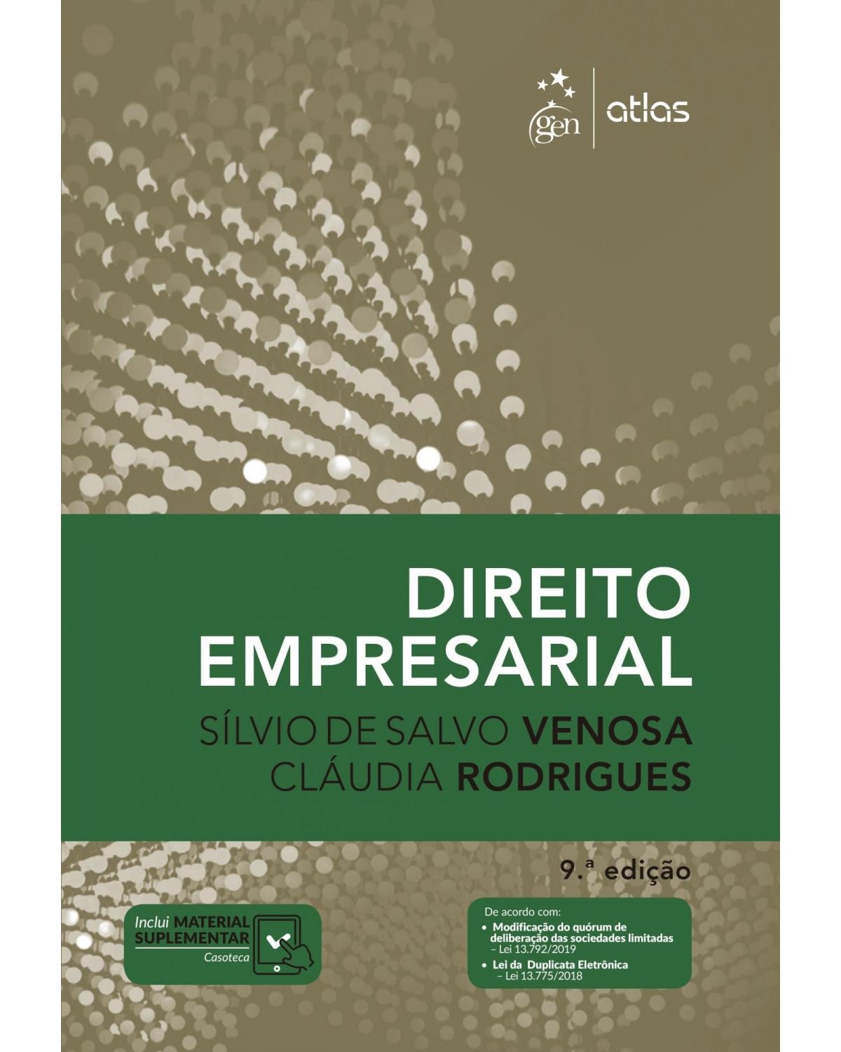 Direito Empresarial - 9ª Edição | 2019