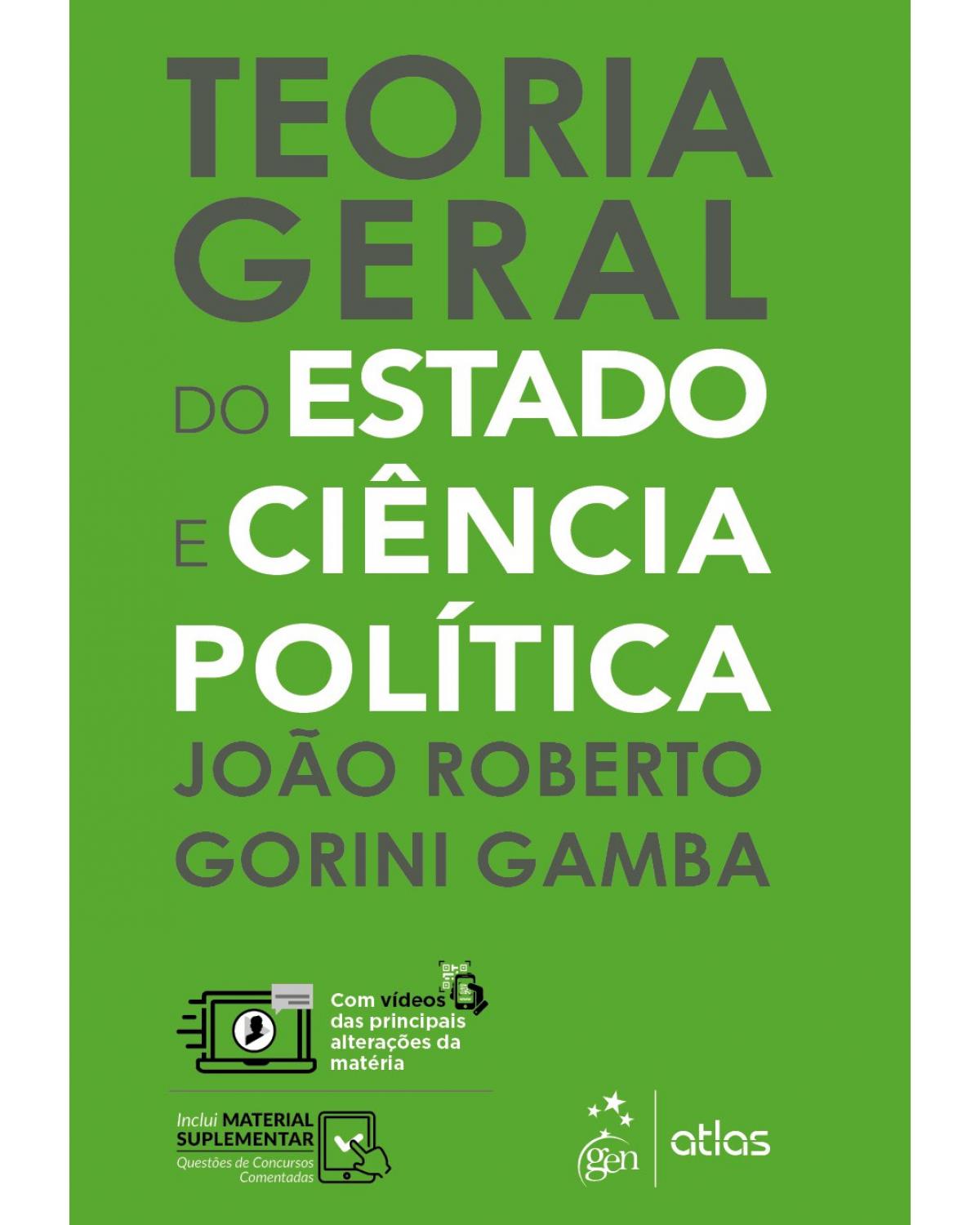 Teoria geral do Estado e ciência política - 1ª Edição | 2019