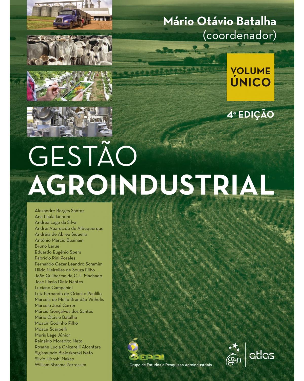 Gestão agroindustrial - 4ª Edição | 2021