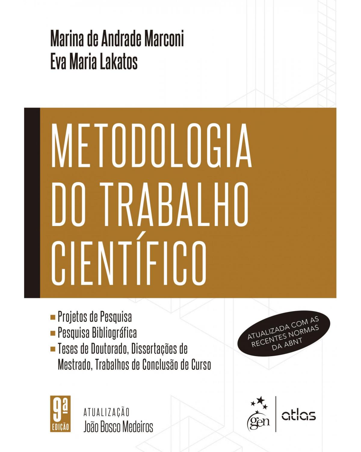 Metodologia do trabalho científico - 9ª Edição | 2021