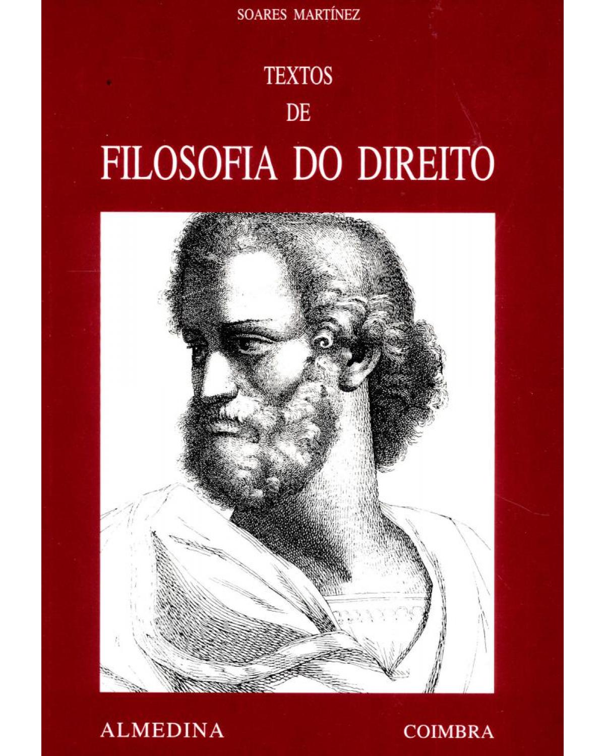Textos de filosofia do direito - 1ª Edição | 2006