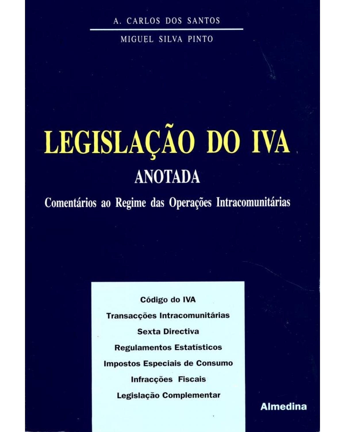 Legislação do IVA - anotada - 1ª Edição | 1994
