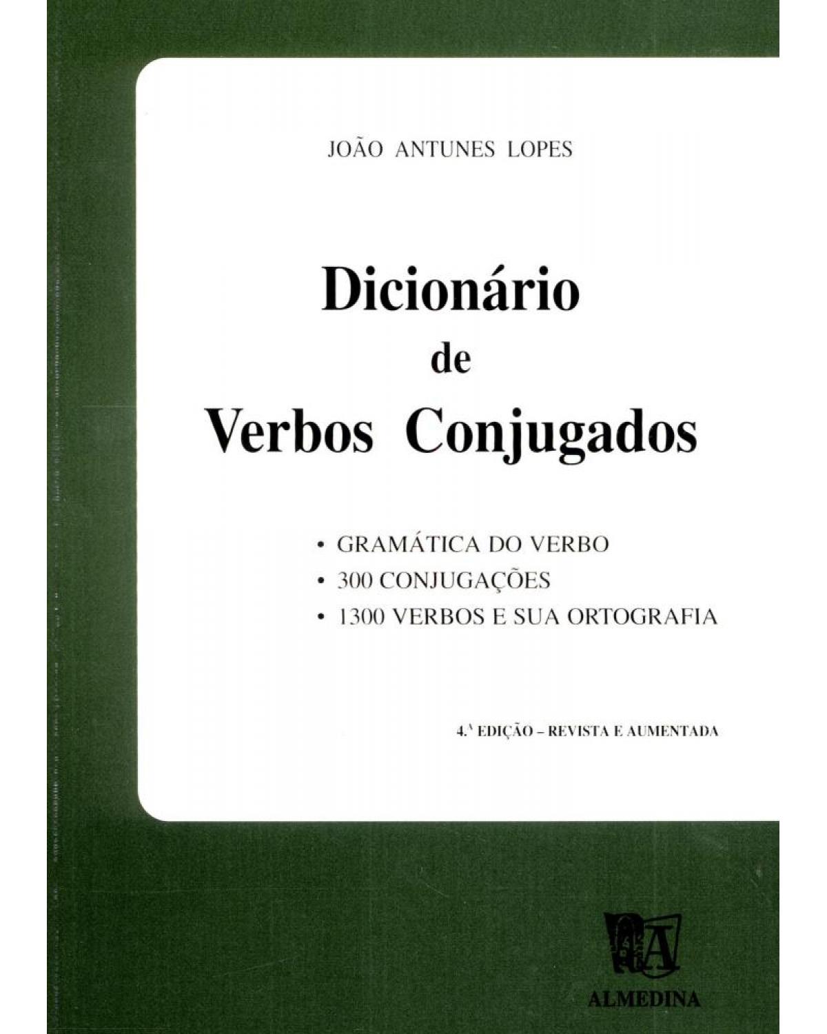 Dicionário de verbos conjugados - 4ª Edição | 1995