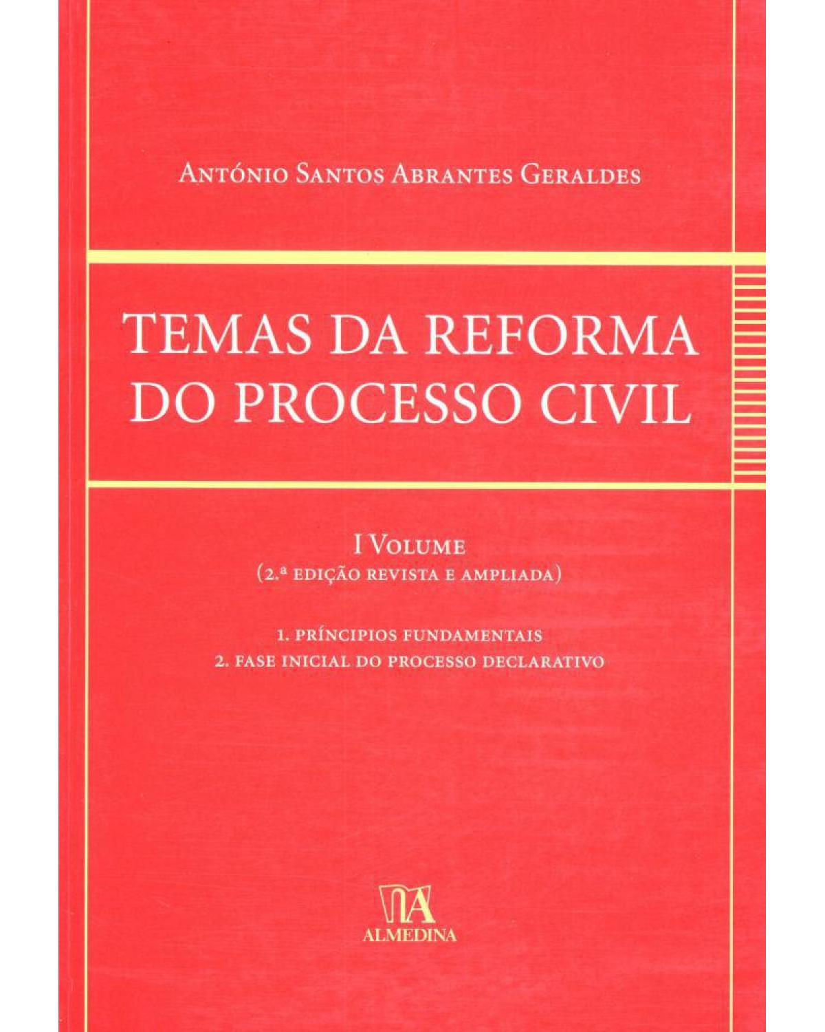 Temas da reforma do processo civil - Volume 1:  - 2ª Edição | 2010