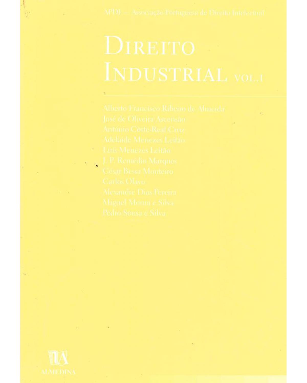 Direito industrial - Volume 1:  - 1ª Edição | 2001
