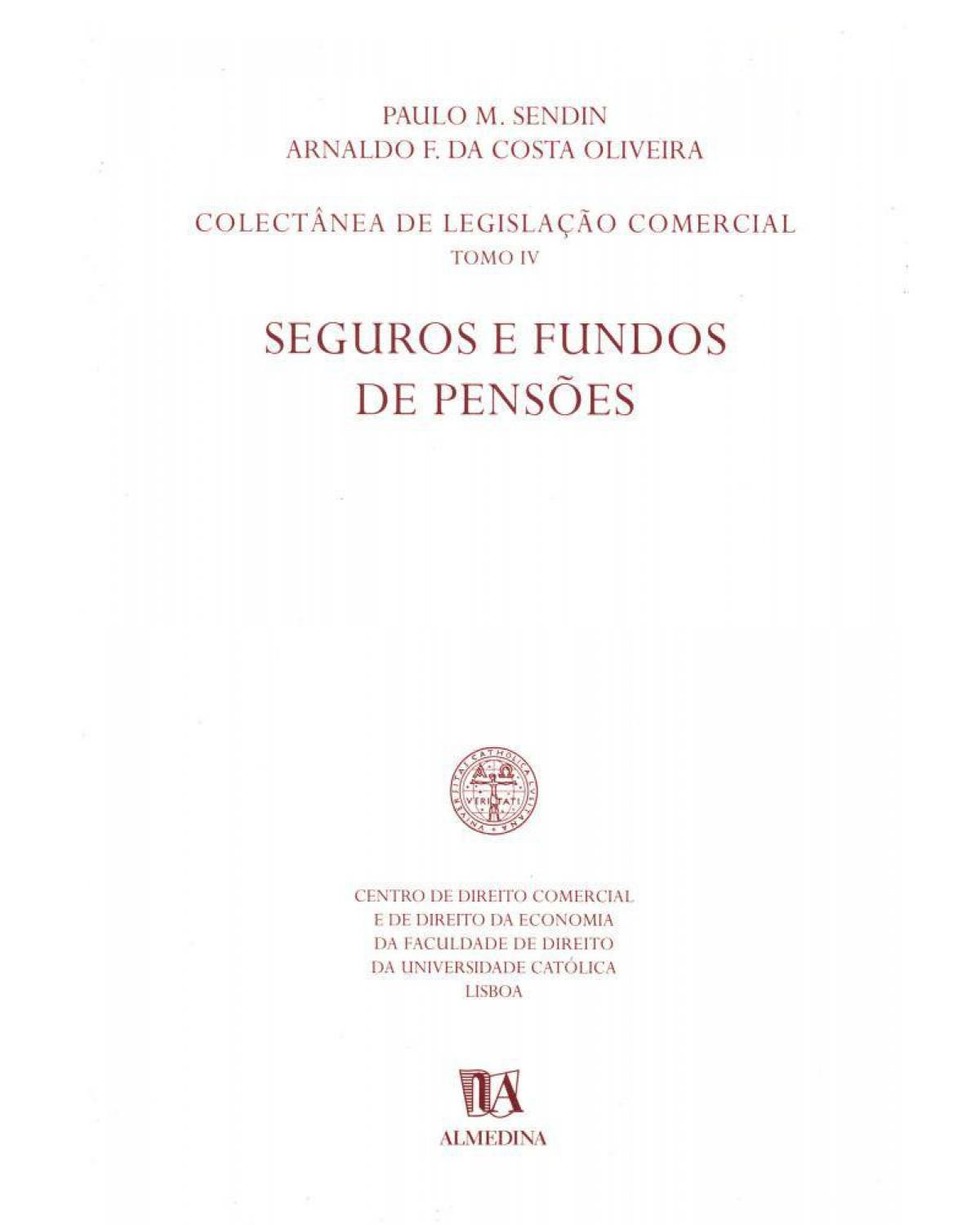 Seguros e fundos de pensões - 1ª Edição | 2002