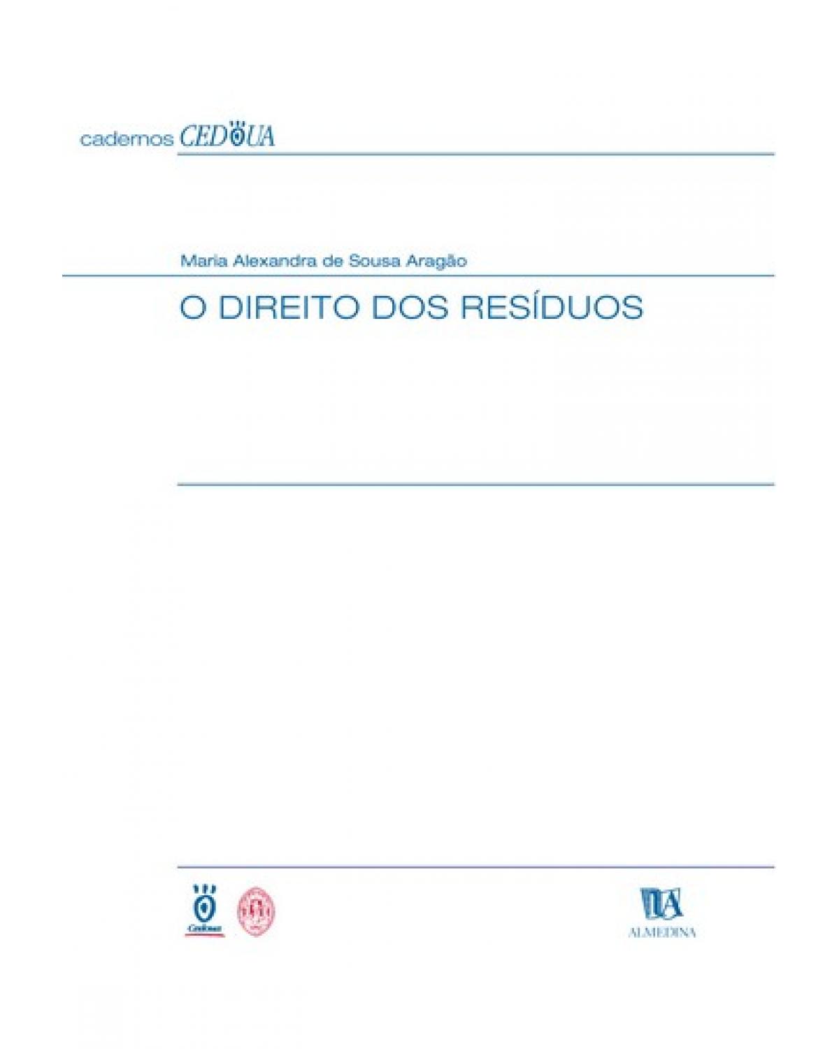 O direito dos resíduos - 1ª Edição | 2003