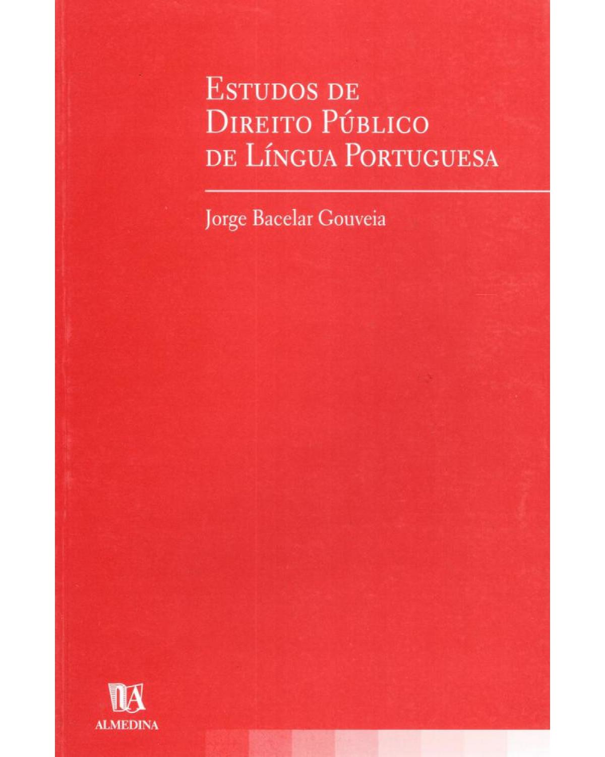 Estudos de direito público de língua portuguesa - 1ª Edição | 2004