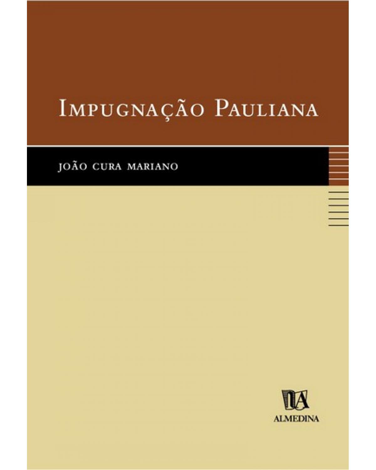Impugnação pauliana - 1ª Edição | 2004