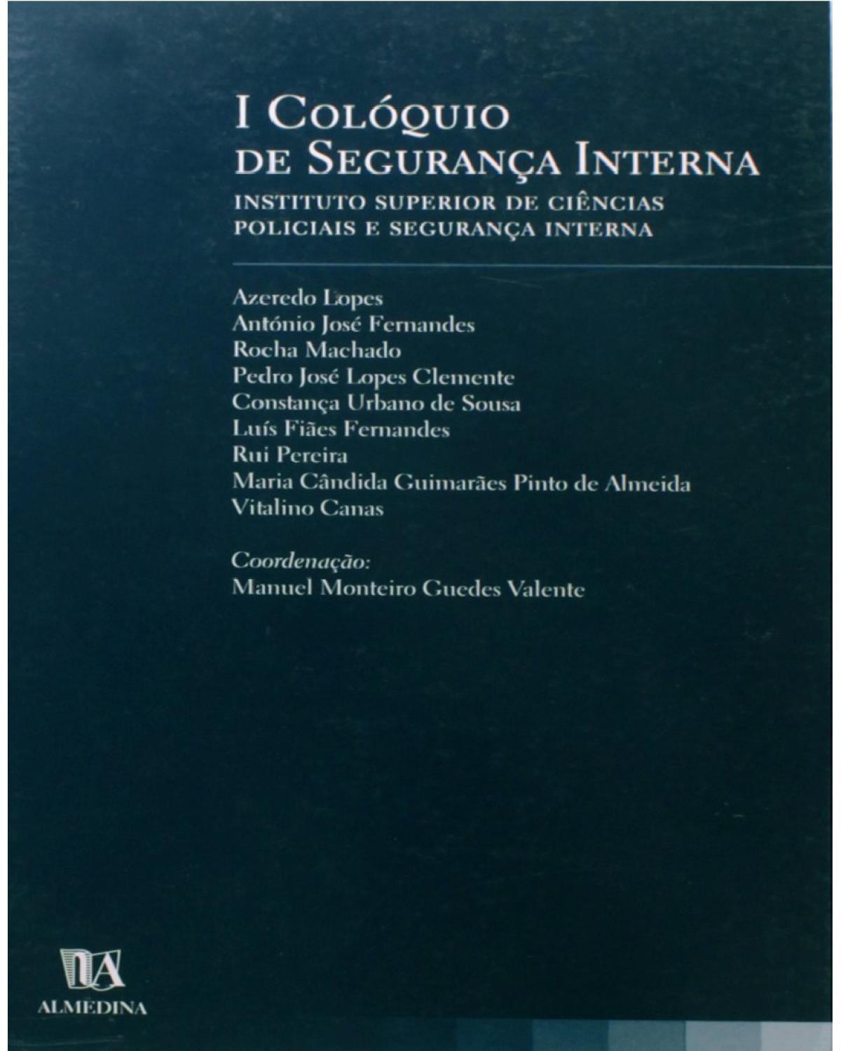 I Colóquio de segurança interna - 1ª Edição | 2005